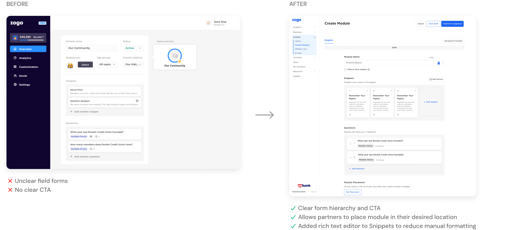 custom module